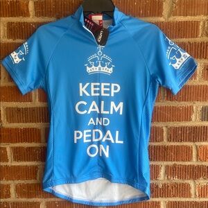 NEW Scudo Keep Calm and Pedal On Ladies' Cycling Jersey